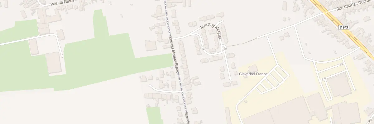 Plan du 45 Rue du Moulin Blanc à Aniche