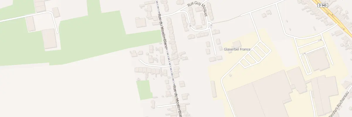 Plan du 59A Rue du Moulin Blanc à Aniche