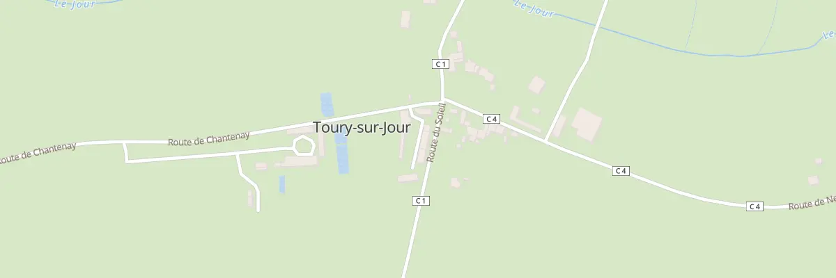 Plan du 5 Le Bourg à Toury-sur-Jour