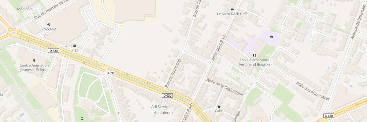 Plan du 18 Rue de Tourcoing à Cambrai