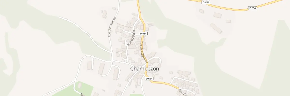 Plan du 6 Rue des Glycines à Chambezon
