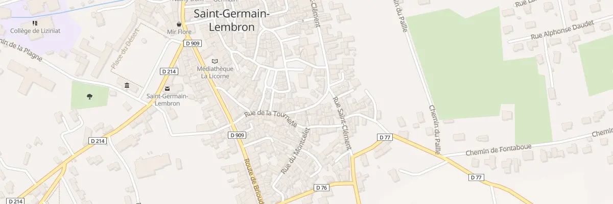 Plan du 35 Rue de la Tournelle à Saint-Germain-Lembron