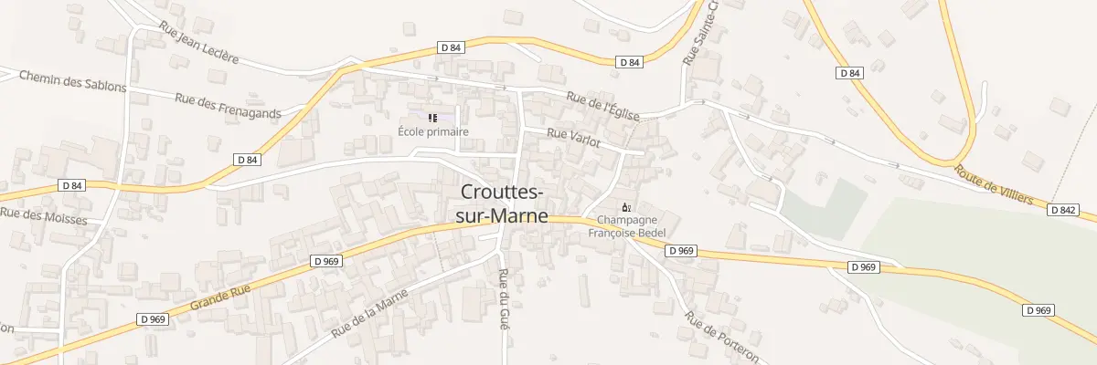 Plan du 57 Gr Grande Rue à Crouttes-sur-Marne