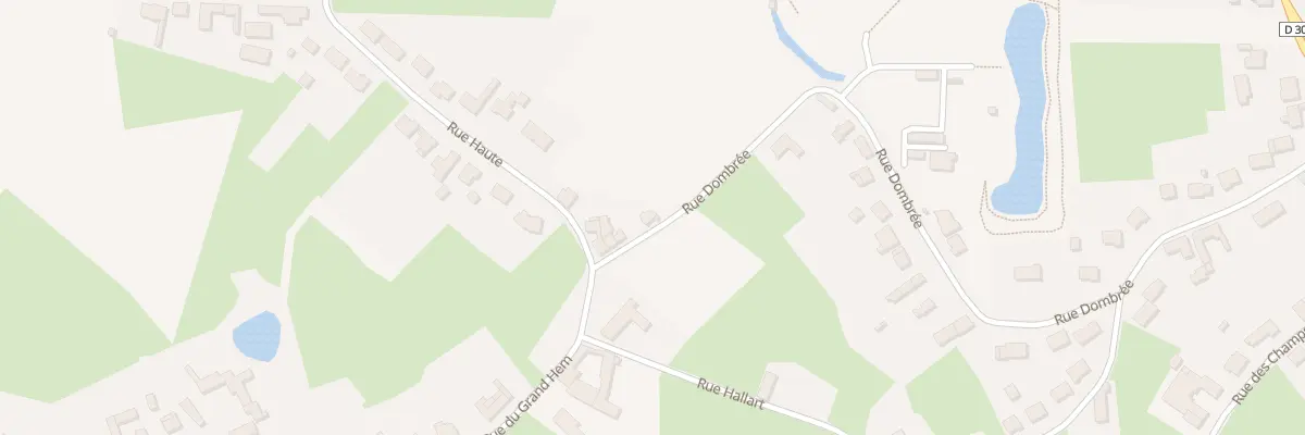 Plan du 662 Rue Dombree à Bouvignies