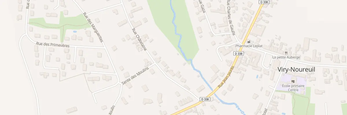 Plan du 4B Rue Châtelaine à Viry-Noureuil