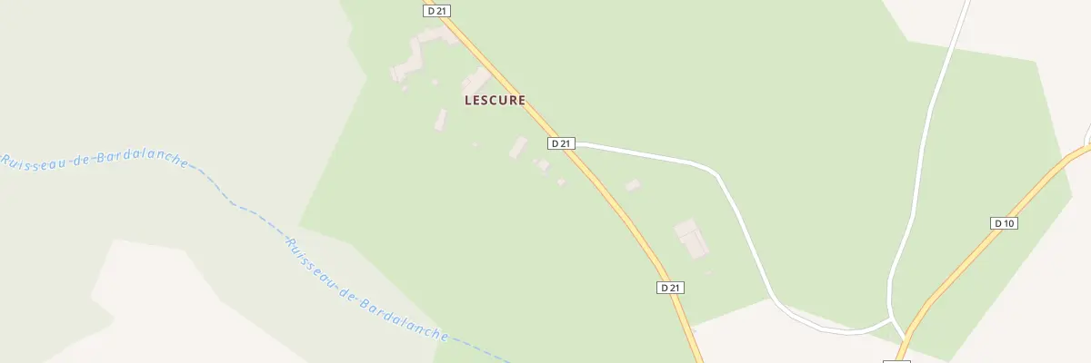 Plan du 6070 Lescure à La Chapelle-Laurent