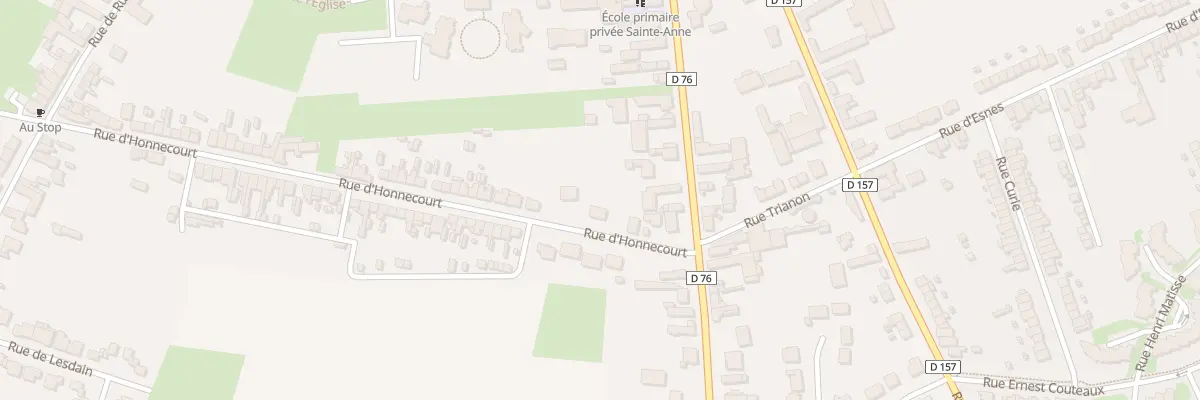 Plan du 89 Rue d’Honnecourt à Cambrai