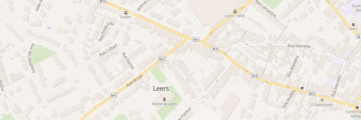 Plan du 50 Rue Pasteur à Leers