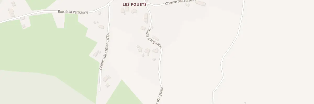 Plan du 85 Les Fouets à Dracy