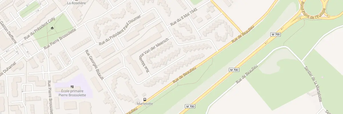 Plan du 52 Rue Maxence Van Der Meersch à Wattrelos