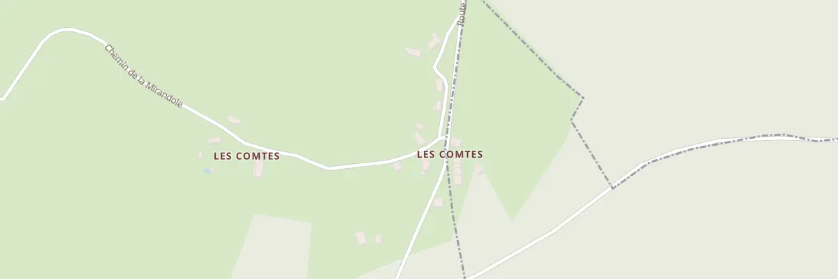 Plan du 2 Rte de la Mirandole à Saint-Aubin-les-Forges