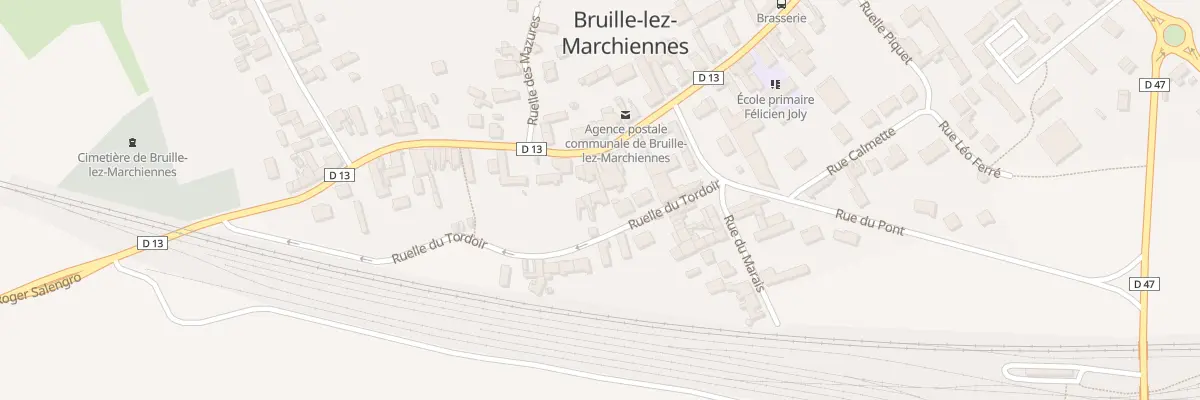 Plan du 43 Rue Roger Salengro à Bruille-lez-Marchiennes