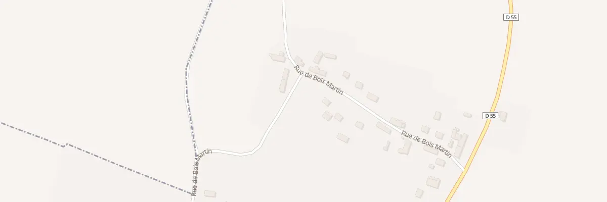 Plan du 15B Rue de Bois Martin à Bussières