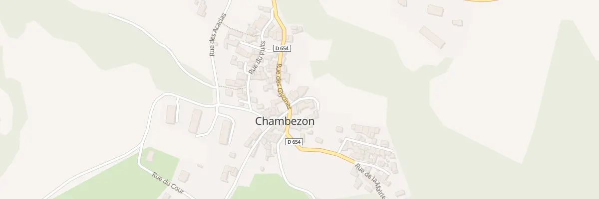 Plan du 5028 Le Bourg à Chambezon