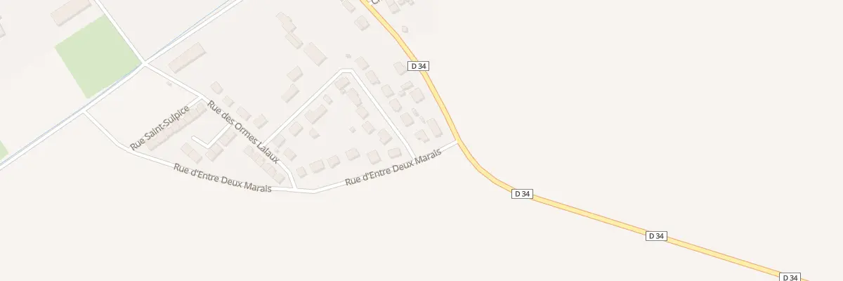 Plan du 2 Rue du Moulin à Clastres