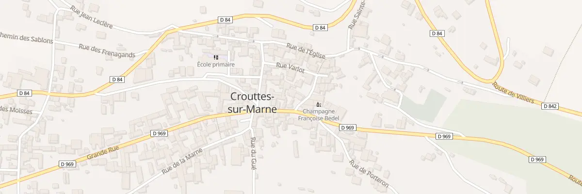 Plan du 65 Gr Grande Rue à Crouttes-sur-Marne