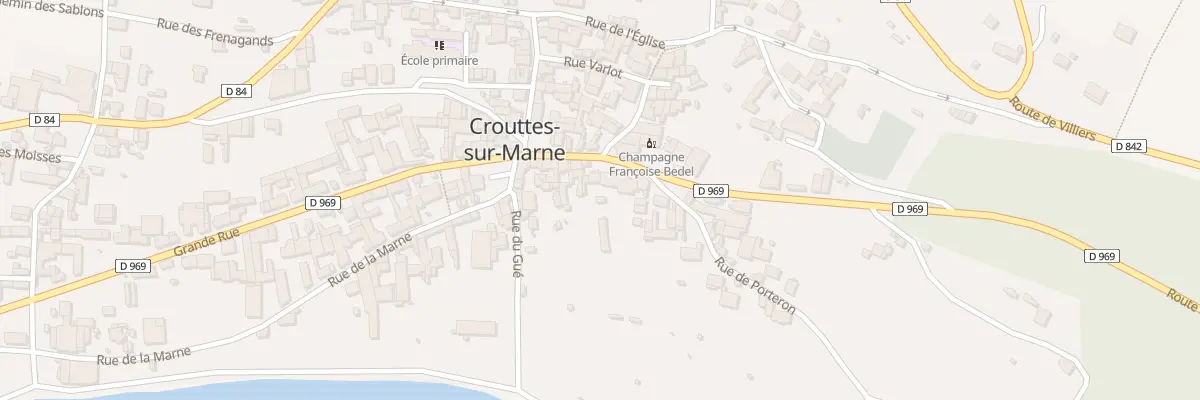 Plan du 70 Gr Grande Rue à Crouttes-sur-Marne