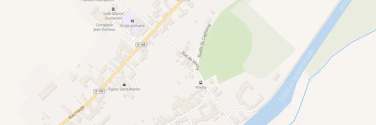 Plan du 115 Rue de Vinchy aux Rues-des-Vignes