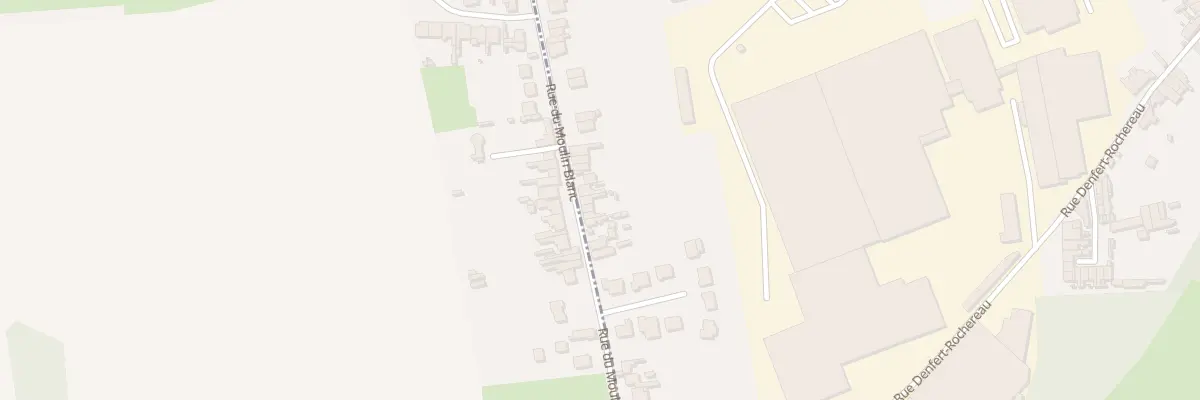 Plan du 91 Rue du Moulin Blanc à Aniche