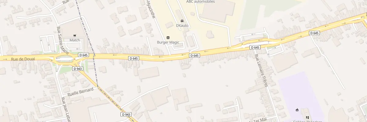 Plan du 53 Rue des Freres Fache à Aniche