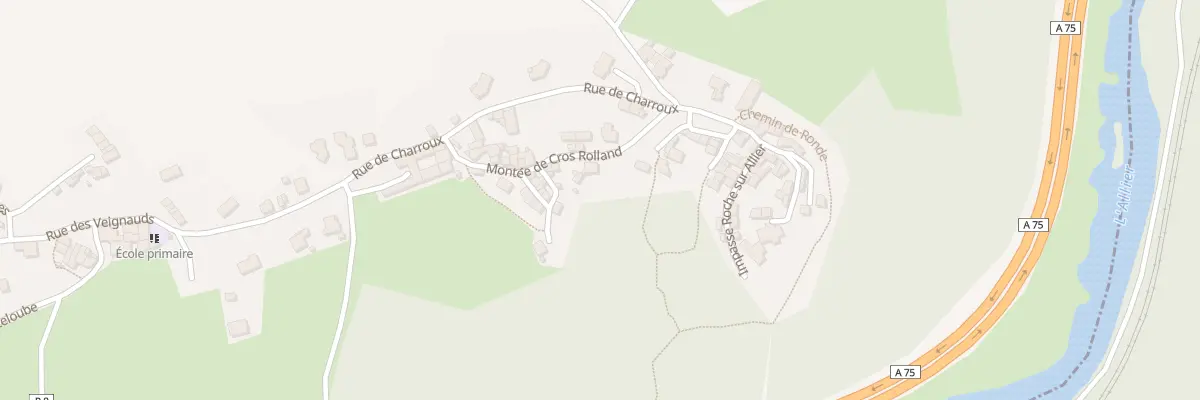Plan du 12 Mte de Cros Rolland à Saint-Yvoine