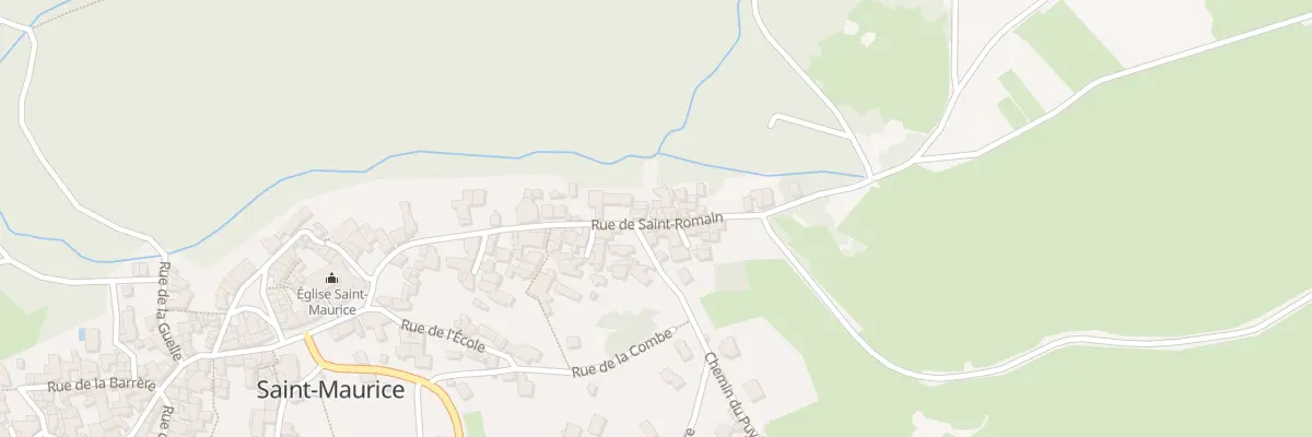 Plan du 29 Rue du Saint Romain à Saint-Maurice