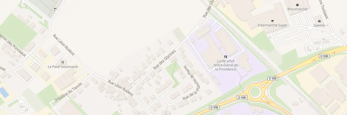 Plan du 23 Rue de la Planche de Pierre à Orchies