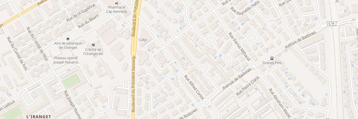 Plan du 26 Rue Alfred Cortot à Béziers