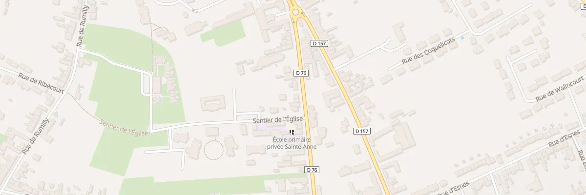 Plan du 8B Rue de Crèvecoeur à Cambrai