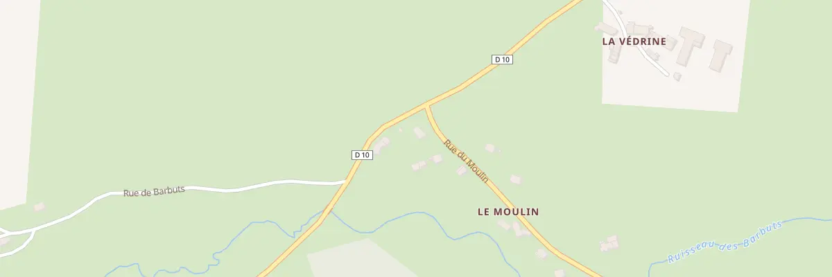 Plan du 5381 Moulin de la Védrine aux Bessons