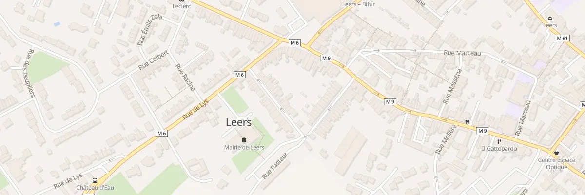 Plan du 36 Rue Pasteur à Leers