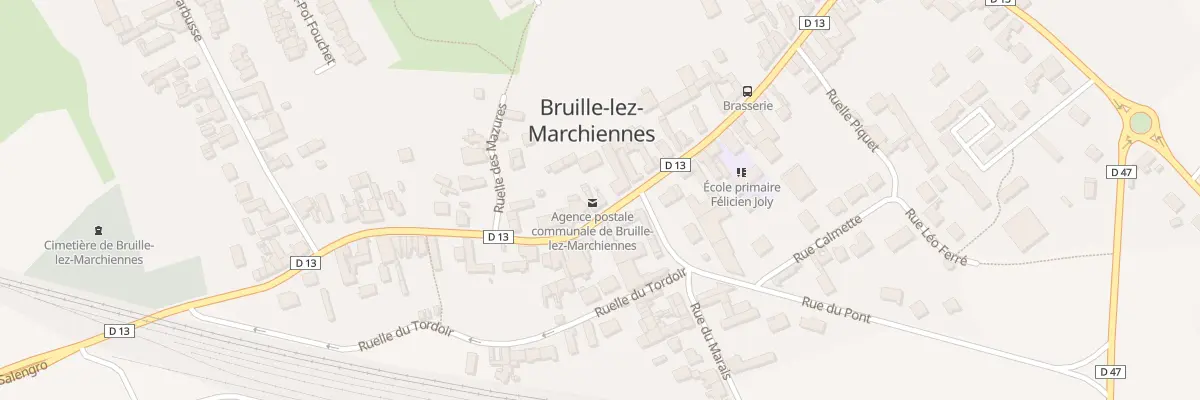 Plan du 38 Rue Roger Salengro à Bruille-lez-Marchiennes
