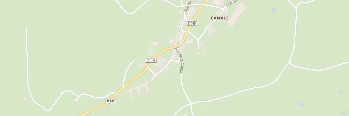 Plan du 5431 Canals à Cornus