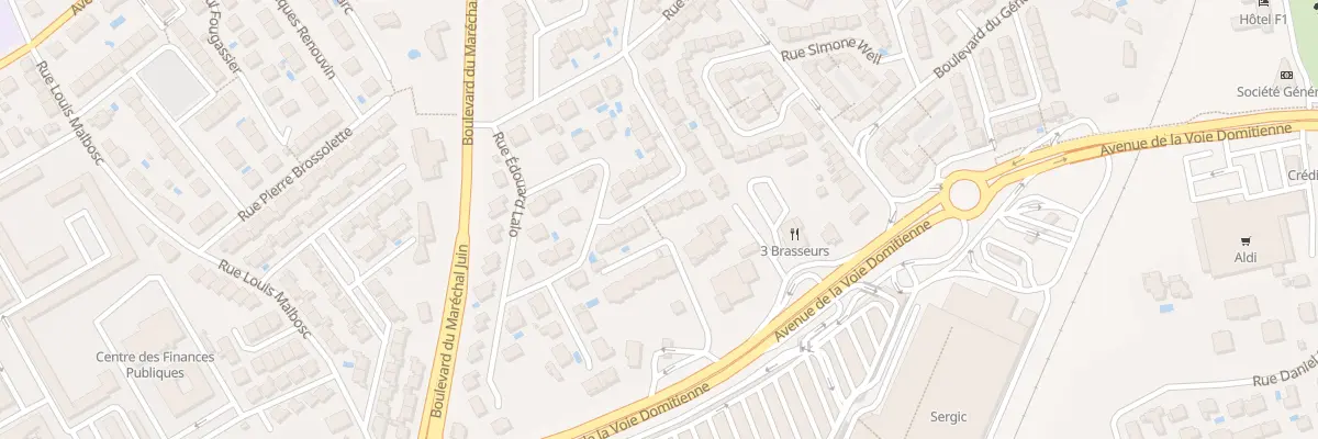 Plan du 10 Rue Louis Chevalier à Béziers