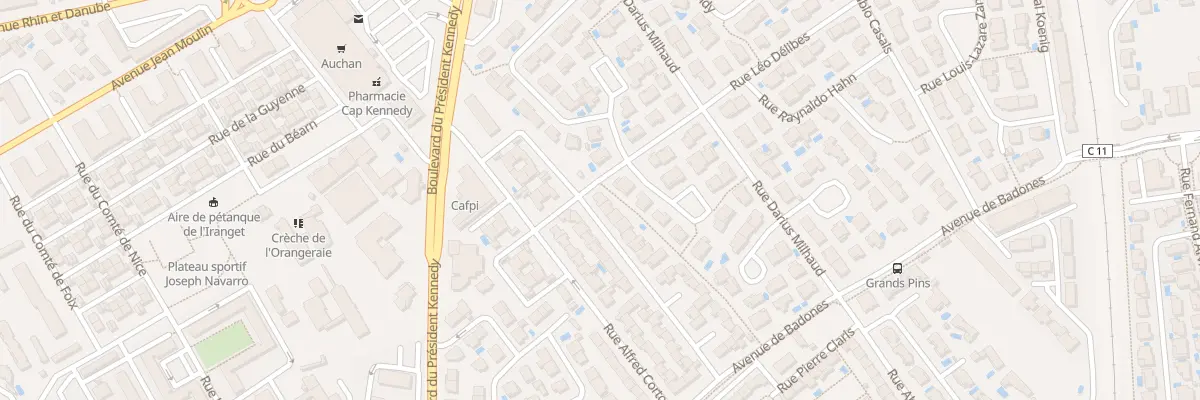 Plan du 42 Rue César Franck à Béziers