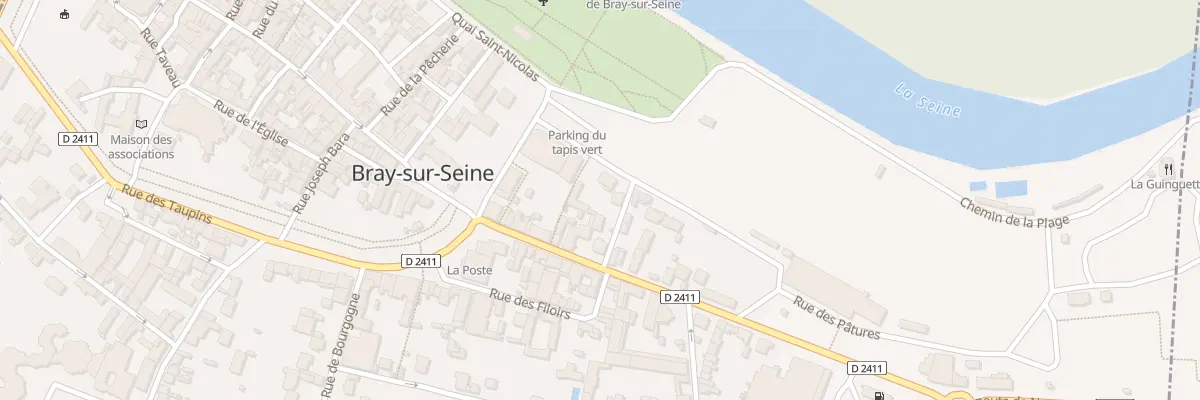 Plan du 457 Rue des Patures à Bray-sur-Seine