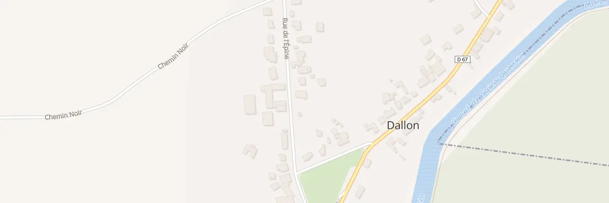 Plan du 2 Rue de l’Epine à Dallon