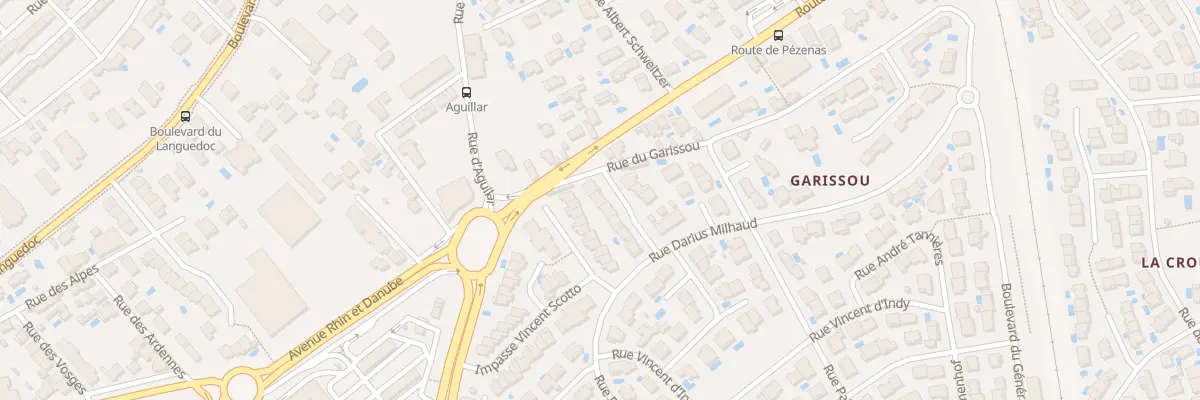 Plan du 4 Rue Van Parys à Béziers