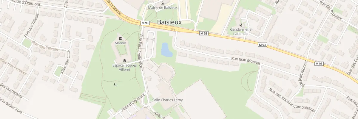 Plan du 2 Rue Jean Monnet à Baisieux
