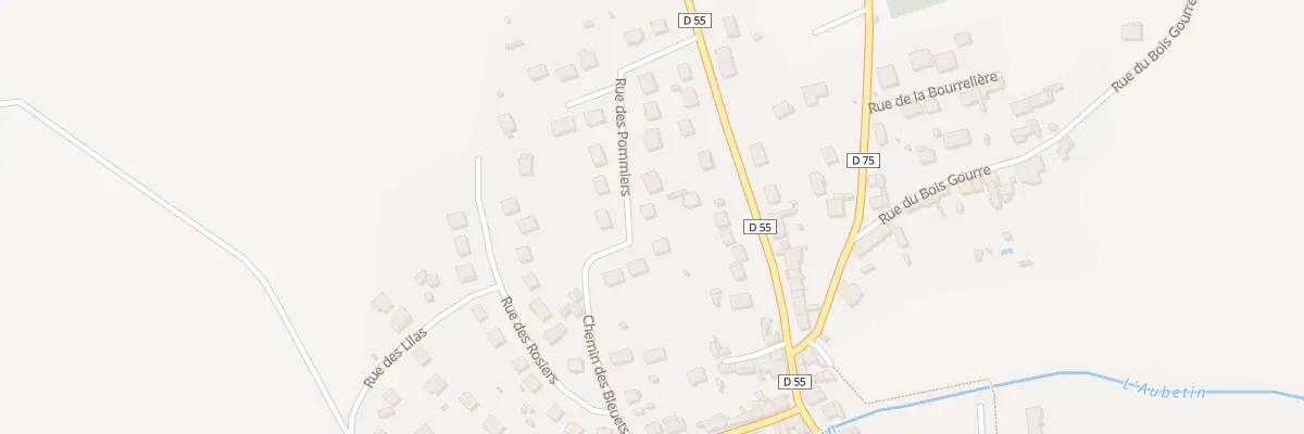 Plan du 9 Rue des Pommiers à Beton-Bazoches
