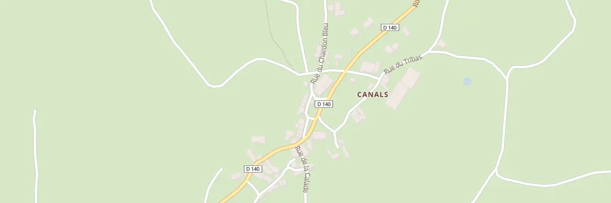 Plan du 5246 Canals à Cornus