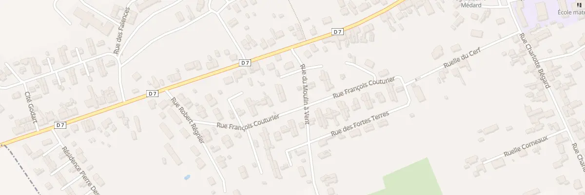 Plan du 10 Rue François Couturier à Sinceny