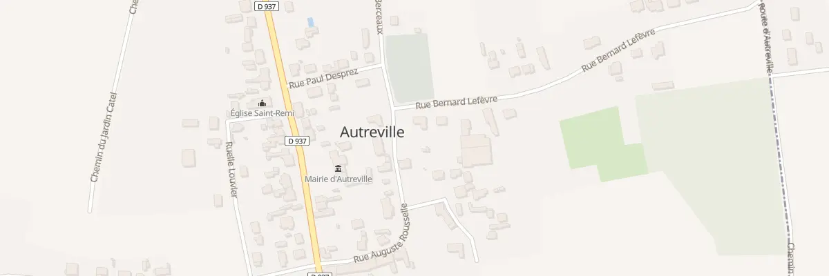 Plan du 1 Rue Bernard Lefèvre à Autreville