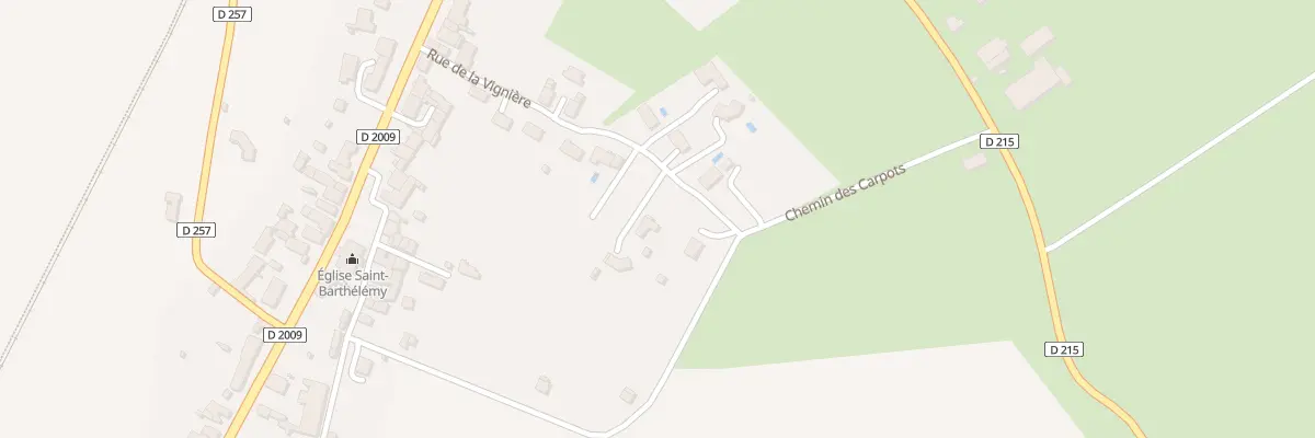 Plan du 16 Rue de la Vigniere au Mayet-d’École