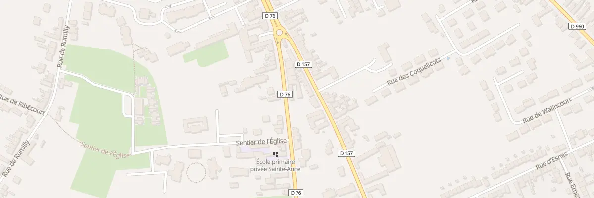Plan du 7 Rue de Crèvecoeur à Cambrai
