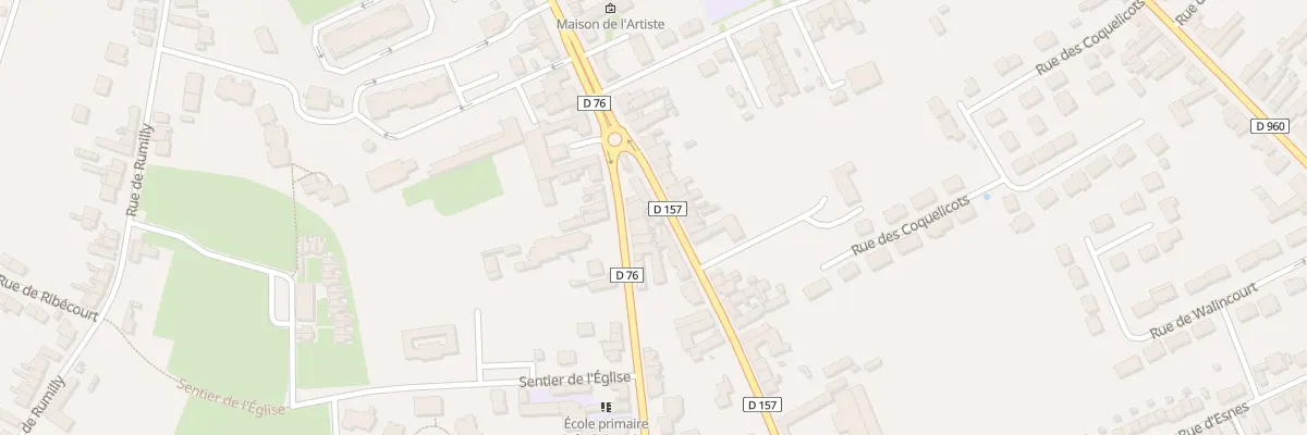 Plan du 2B Rue de Niergnies à Cambrai