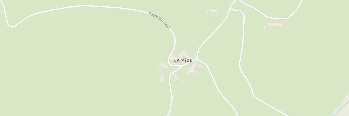 Plan du 5017 La Peze à La Chapelle-Laurent