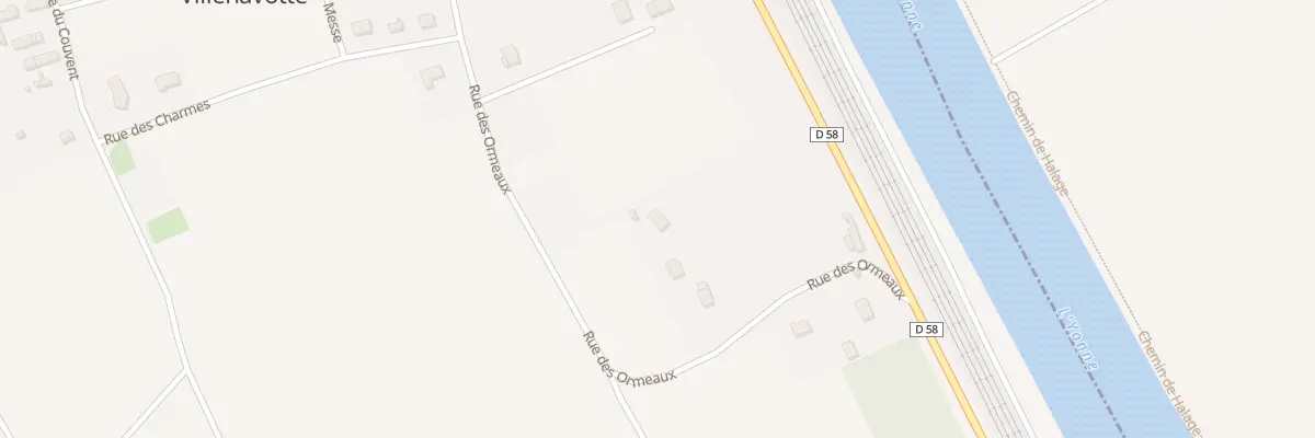 Plan du 17B Rue des Ormeaux à Villenavotte