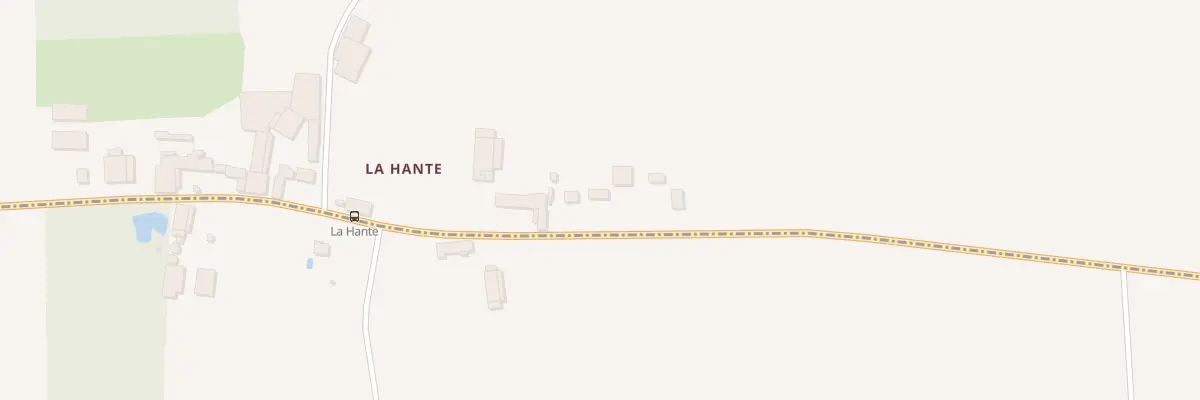 Plan du 2B La Hante à Leudon-en-Brie
