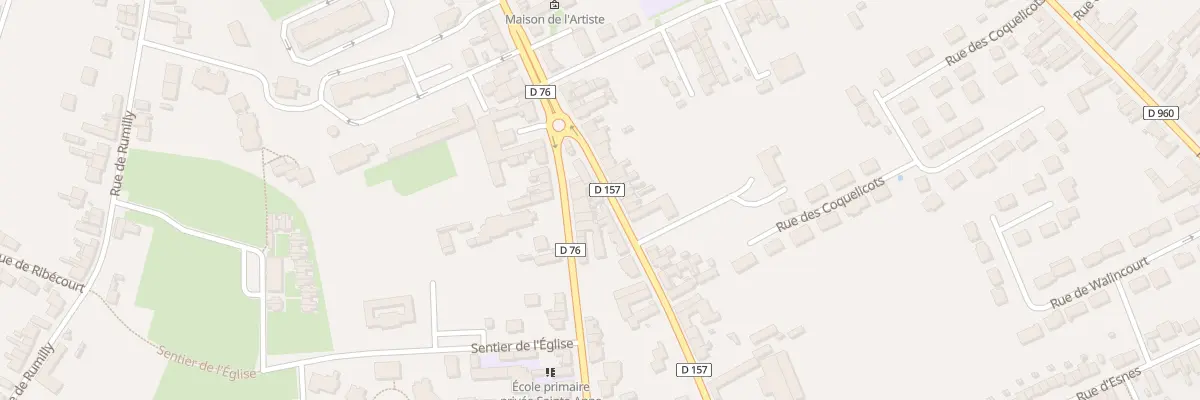 Plan du 4 Rue de Niergnies à Cambrai
